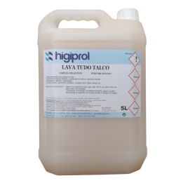 Lava tudo com fragancia de talco em formato 5 litros