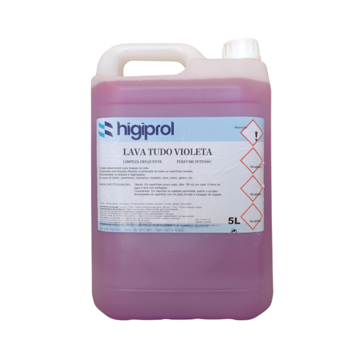 Lava tudo Violeta, formato profissional 5 litros