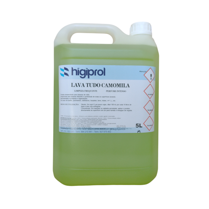 Lava tudo com fragancia de camomila em formato profissional - 5 litros