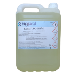 Lava tudo com fragancia de limão em formato profissional - 5 litros