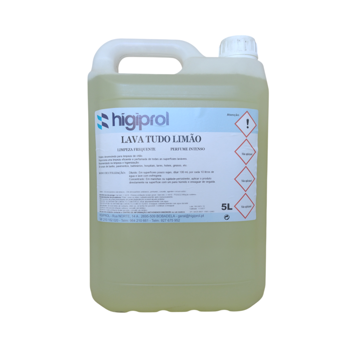 Lava tudo com fragancia de limão em formato profissional - 5 litros