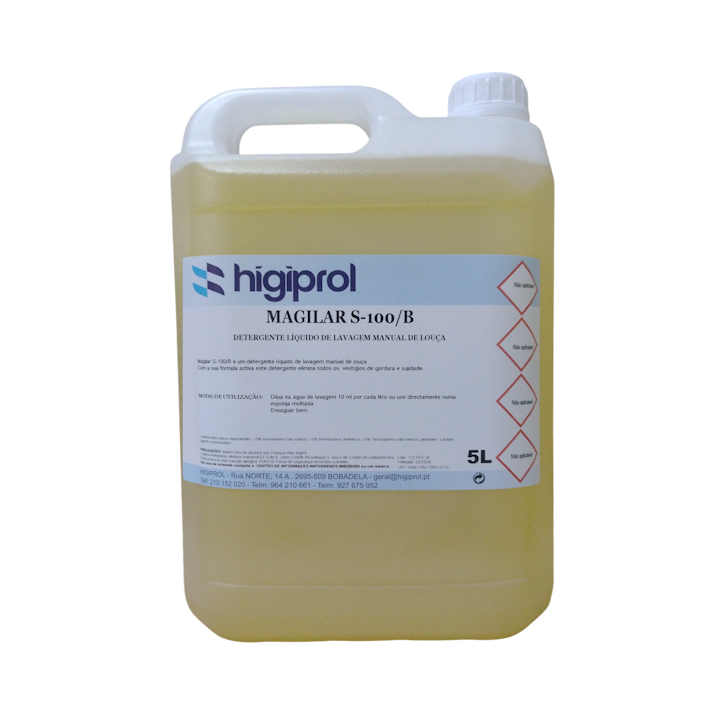 DETERGENTE DE LOIÇA MANUAL S100/B LIMÃO 5L